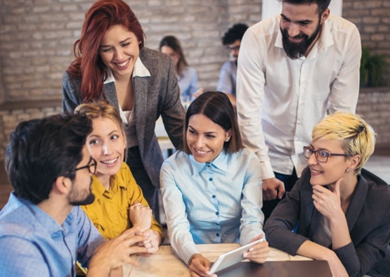 Team collaboration meeting